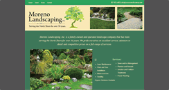 Desktop Screenshot of morenolandscaping.com