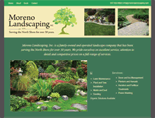 Tablet Screenshot of morenolandscaping.com